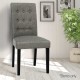Artiss Set of 2 Fabric Dining Chair - Grey Artiss Set of 2 Fabric Dining Chair - Grey
