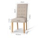 Artiss Set of 2 Fabric Dining Chair - Beige Artiss Set of 2 Fabric Dining Chair - Beige