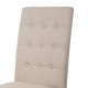 Artiss Set of 2 Fabric Dining Chair - Beige Artiss Set of 2 Fabric Dining Chair - Beige