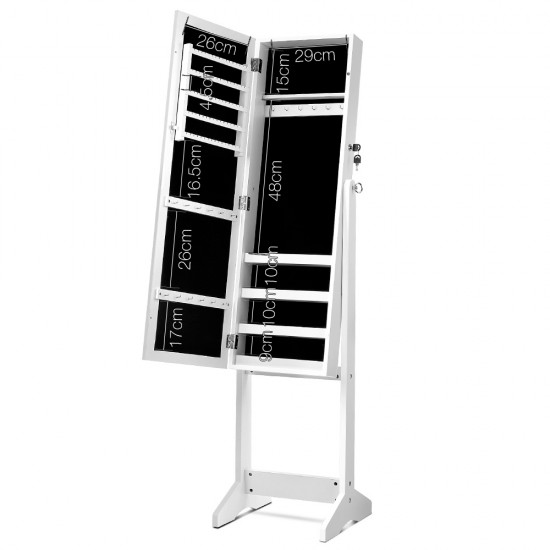 110cm Mirror with Cabinet - White 110cm Mirror with Cabinet - White