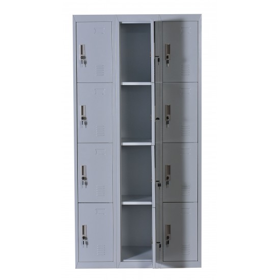 12 Door Locker - Office/Gym - Light Grey 12 Door Locker - Office/Gym - Light Grey