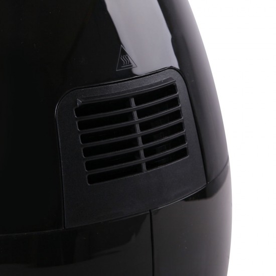 4L Air Fryer Oil Free Deep Cooker - Black 4L Air Fryer Oil Free Deep Cooker - Black