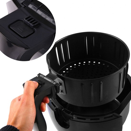 4L Air Fryer Oil Free Deep Cooker - Black 4L Air Fryer Oil Free Deep Cooker - Black