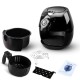 4L Air Fryer Oil Free Deep Cooker - Black 4L Air Fryer Oil Free Deep Cooker - Black