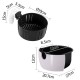 4L Air Fryer Oil Free Deep Cooker - White 4L Air Fryer Oil Free Deep Cooker - White