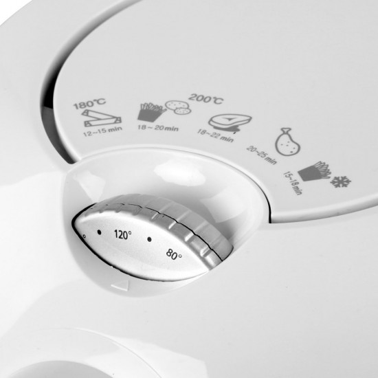 4L Air Fryer Oil Free Deep Cooker - White 4L Air Fryer Oil Free Deep Cooker - White