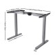 140cm Adjustable Frame Standing Desk - Black 140cm Adjustable Frame Standing Desk - Black