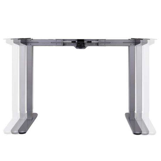 140cm Adjustable Frame Standing Desk - Black 140cm Adjustable Frame Standing Desk - Black