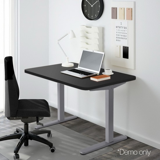 140cm Adjustable Frame Standing Desk - Black 140cm Adjustable Frame Standing Desk - Black