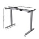 100cm Motorised Electrical Adjustable Frame Standing Desk - Walnut 100cm Motorised Electrical Adjustable Frame Standing Desk - Walnut