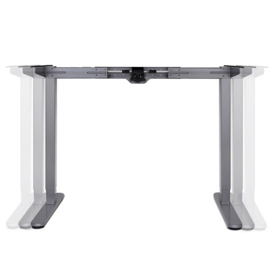 100cm Motorised Electrical Adjustable Frame Standing Desk - Walnut 100cm Motorised Electrical Adjustable Frame Standing Desk - Walnut