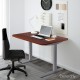 100cm Motorised Electrical Adjustable Frame Standing Desk - Walnut 100cm Motorised Electrical Adjustable Frame Standing Desk - Walnut