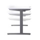 140cm Curved Adjustable Desk - White 140cm Curved Adjustable Desk - White