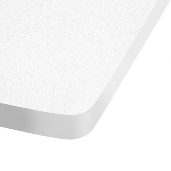 140cm Curved Adjustable Desk - White 140cm Curved Adjustable Desk - White