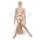 130cm Tall Full Body Female Mannequin Sitting 130cm Tall Full Body Female Mannequin Sitting