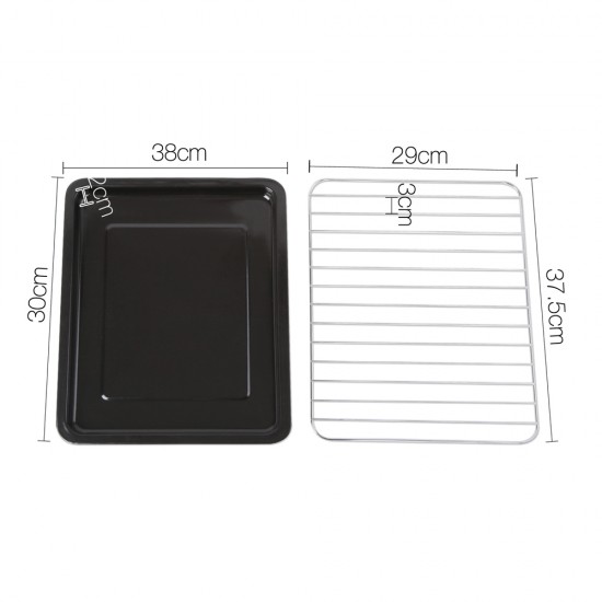 45L Convection Oven with Hotplates - Black 45L Convection Oven with Hotplates - Black