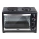 45L Convection Oven with Hotplates - Black 45L Convection Oven with Hotplates - Black