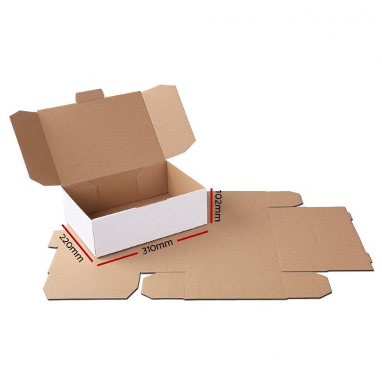 50x Mailing Box Diecut Mailer Cardboard A4 310x220x102mm 50x Mailing Box Diecut Mailer Cardboard A4 310x220x102mm