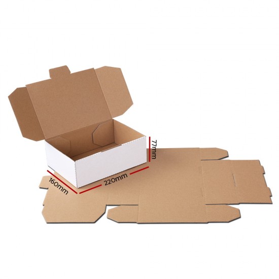 100x Mailing Box Mailer Diecut Cardboard Shipping Carton A5 220x160x77mm 100x Mailing Box Mailer Diecut Cardboard Shipping Carton A5 220x160x77mm