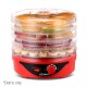 Food Dehydrator with 5 Trays - Red Food Dehydrator with 5 Trays - Red