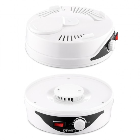 Food Dehydrator with 5 Trays - White Food Dehydrator with 5 Trays - White