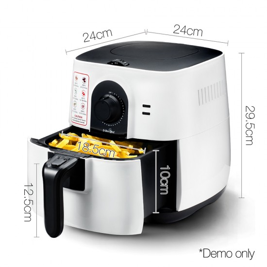 3L Oi Free Air Fryer - White 3L Oi Free Air Fryer - White