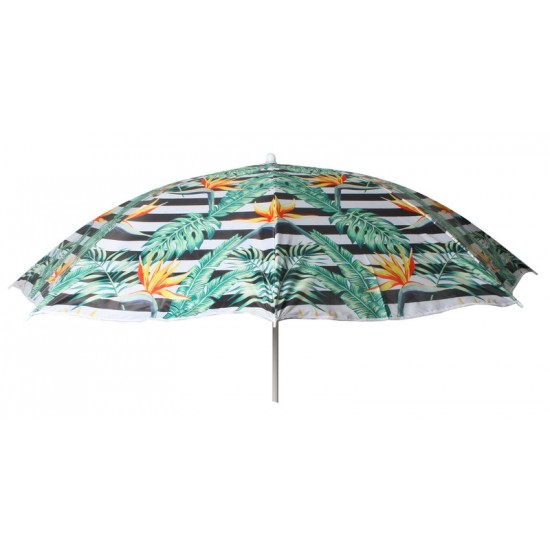 Beach Umbrella 180cm Bird Of Paradise Design Beach Umbrella 180cm Bird Of Paradise Design