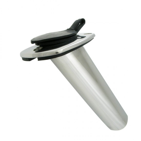 4 x 316 Marine SS Boat Angled Fishing Rod Holders 4 x 316 Marine SS Boat Angled Fishing Rod Holders