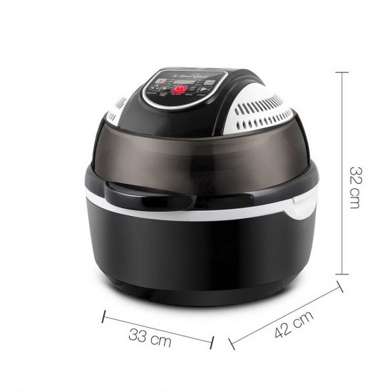10L 6 Function Convection Oven Cooker Air Fryer- Black 10L 6 Function Convection Oven Cooker Air Fryer- Black
