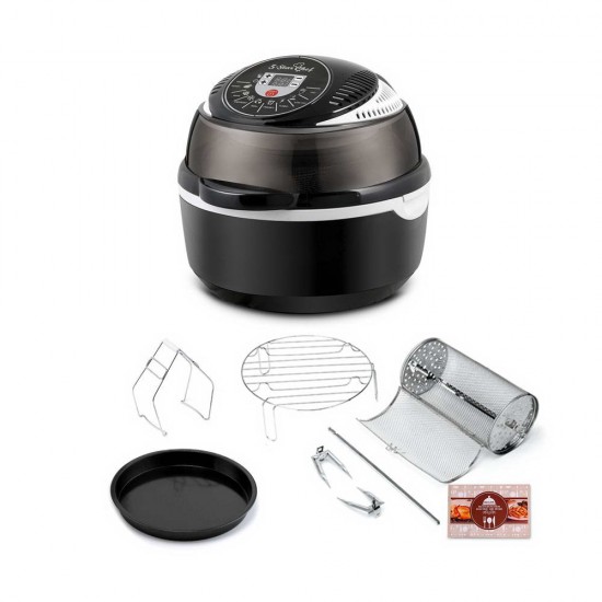 10L 8 Function Convection Oven Cooker Air Fryer- Black 10L 8 Function Convection Oven Cooker Air Fryer- Black