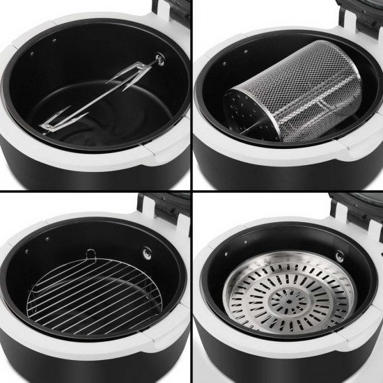 10L 8 Function Convection Oven Cooker Air Fryer- Black 10L 8 Function Convection Oven Cooker Air Fryer- Black