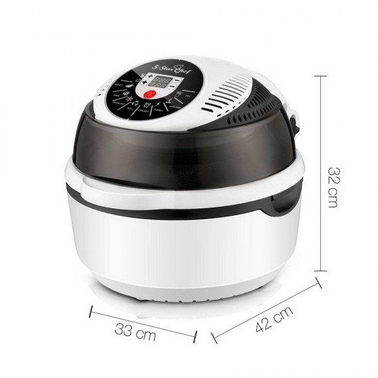 10L 8 Function Convection Oven Cooker Air Fryer- White 10L 8 Function Convection Oven Cooker Air Fryer- White