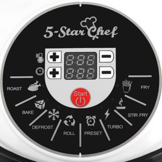 10L 8 Function Convection Oven Cooker Air Fryer- White 10L 8 Function Convection Oven Cooker Air Fryer- White