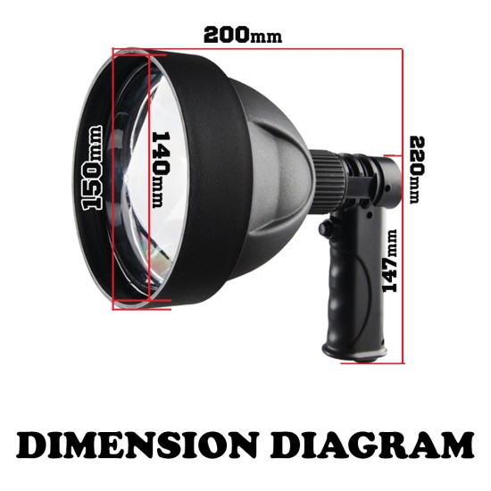 15W CREE LED Handheld Spot Light Rechargeable Spotlight Hunting Shooting T6 12V 15W CREE LED Handheld Spot Light Rechargeable Spotlight Hunting Shooting T6 12V