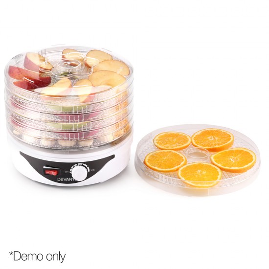 Food Dehydrator with 7 Trays - White Food Dehydrator with 7 Trays - White