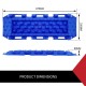10T Heavy Duty Recovery Tracks Sand Track Snow Mud Tracks 10T Vehicle Blue 4WD 10T Heavy Duty Recovery Tracks Sand Track Snow Mud Tracks 10T Vehicle Blue 4WD