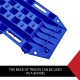 10T Heavy Duty Recovery Tracks Sand Track Snow Mud Tracks 10T Vehicle Blue 4WD 10T Heavy Duty Recovery Tracks Sand Track Snow Mud Tracks 10T Vehicle Blue 4WD