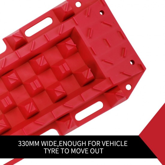 10T Heavy Duty Recovery Tracks Sand Track Snow Mud Tracks 10T Vehicle Red 4WD 10T Heavy Duty Recovery Tracks Sand Track Snow Mud Tracks 10T Vehicle Red 4WD