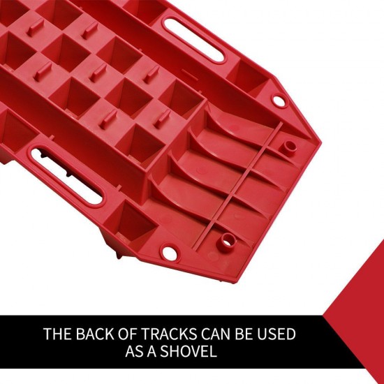 10T Heavy Duty Recovery Tracks Sand Track Snow Mud Tracks 10T Vehicle Red 4WD 10T Heavy Duty Recovery Tracks Sand Track Snow Mud Tracks 10T Vehicle Red 4WD