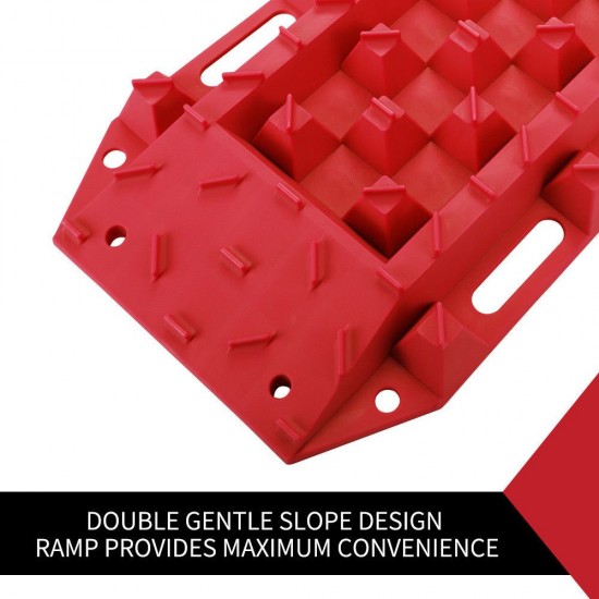 10T Heavy Duty Recovery Tracks Sand Track Snow Mud Tracks 10T Vehicle Red 4WD 10T Heavy Duty Recovery Tracks Sand Track Snow Mud Tracks 10T Vehicle Red 4WD