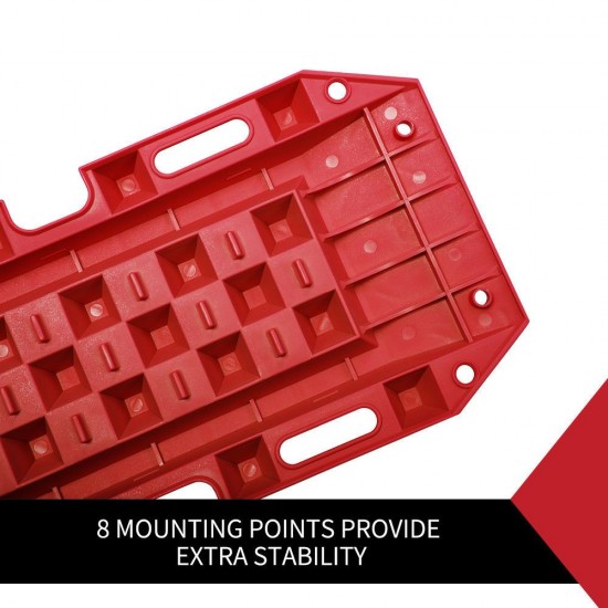 10T Heavy Duty Recovery Tracks Sand Track Snow Mud Tracks 10T Vehicle Red 4WD 10T Heavy Duty Recovery Tracks Sand Track Snow Mud Tracks 10T Vehicle Red 4WD