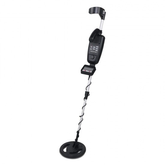 LCD Screen Metal Detector with Headphones - Black LCD Screen Metal Detector with Headphones - Black