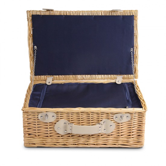 Alfresco 4 Person Cooler Wicker Picnic Basket - Brown Alfresco 4 Person Cooler Wicker Picnic Basket - Brown