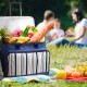 Alfresco 6 Person Picnic Bag Trolley Set - Blue Alfresco 6 Person Picnic Bag Trolley Set - Blue