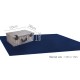Alfresco 6 Person Wicker Picnic Basket and Cooler Bag- Navy and White Alfresco 6 Person Wicker Picnic Basket and Cooler Bag- Navy and White