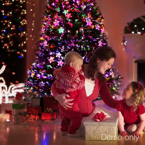 Jingle Jollys 2.1M 7FT LED Christmas Tree Multi Colour Jingle Jollys 2.1M 7FT LED Christmas Tree Multi Colour