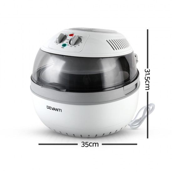 10L Air Fryer Oven Cooker - Grey 10L Air Fryer Oven Cooker - Grey