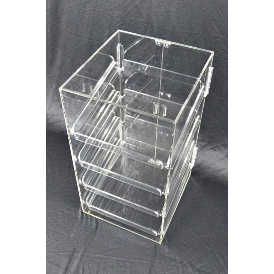 4 Tray 5mm Acrylic Bakery Muffin Donut Pastry Display Cabinet 4 Tray 5mm Acrylic Bakery Muffin Donut Pastry Display Cabinet