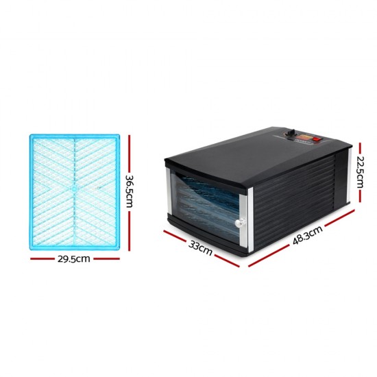 6 Trays Commercial Food Dehydrator Fruit Dryer 6 Trays Commercial Food Dehydrator Fruit Dryer