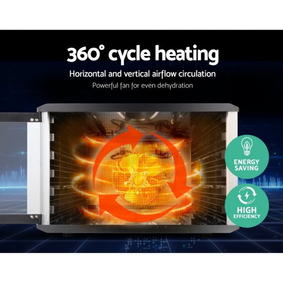 6 Trays Commercial Food Dehydrator Fruit Dryer 6 Trays Commercial Food Dehydrator Fruit Dryer